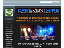 Tablet Screenshot of disco-equipment-hire.co.uk